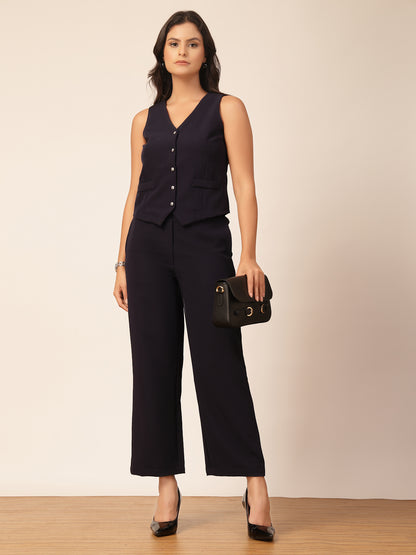 Gipsy Navy Viscose Co-ord Set
