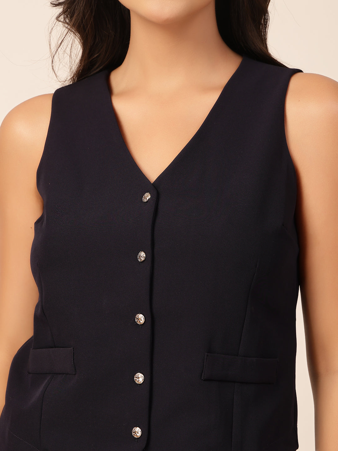 Gipsy Navy Viscose Co-ord Set