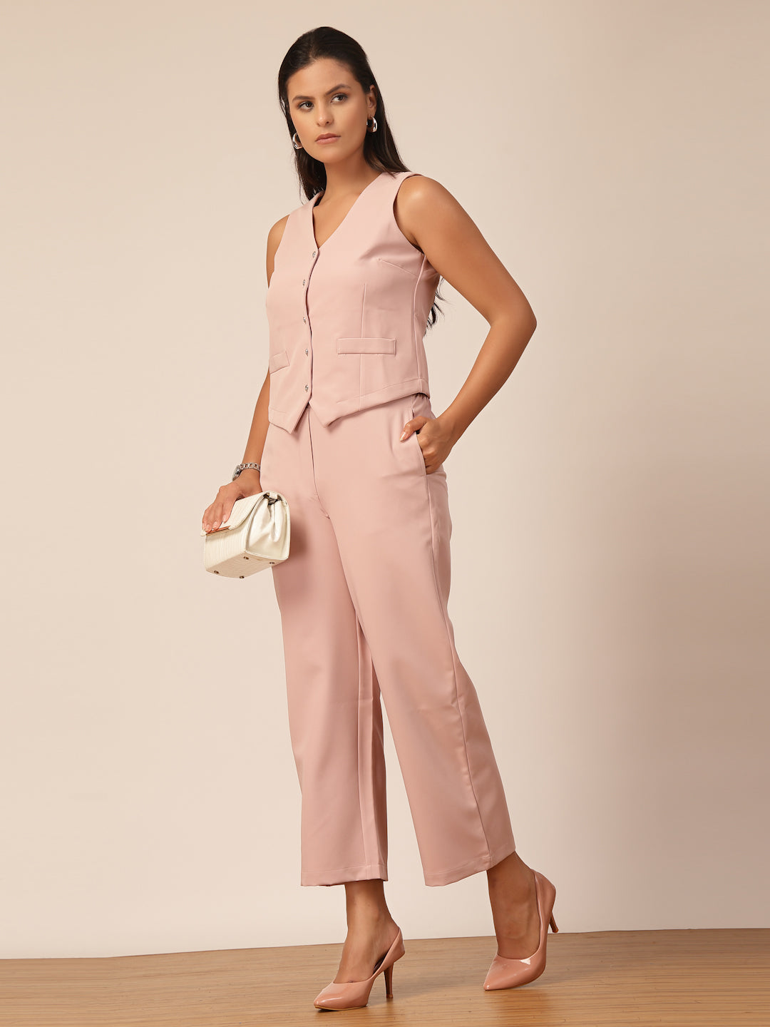 Gipsy Pink Viscose Co-ord Set