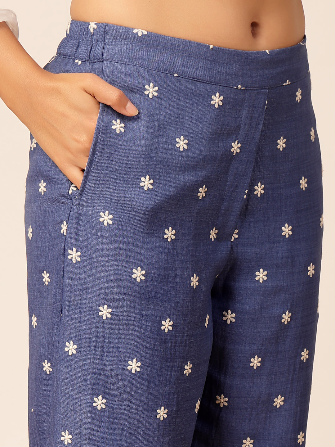 Gipsy Indigo Rayon Co-ord Set