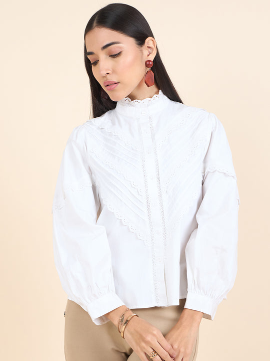 Gipsy Stylish Women Shirts Collection White