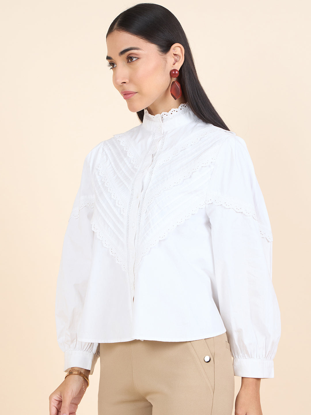 Gipsy Stylish Women Shirts Collection White