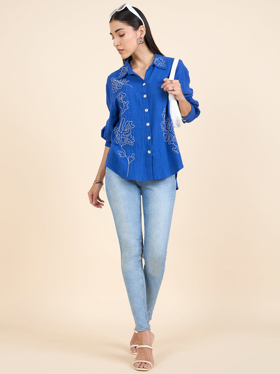 Gipsy Stylish Women Shirts Collection Cobalt Blue