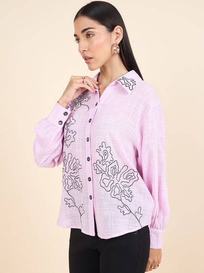 Gipsy Stylish Women Shirts Collection Pastel Pink