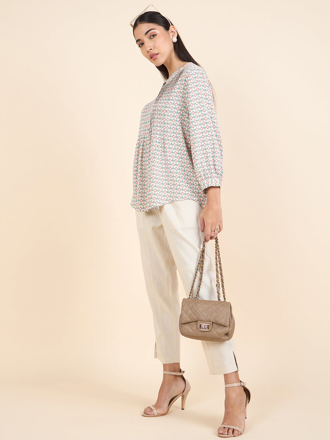 Gipsy Stylish Women Tunics Collection Cream