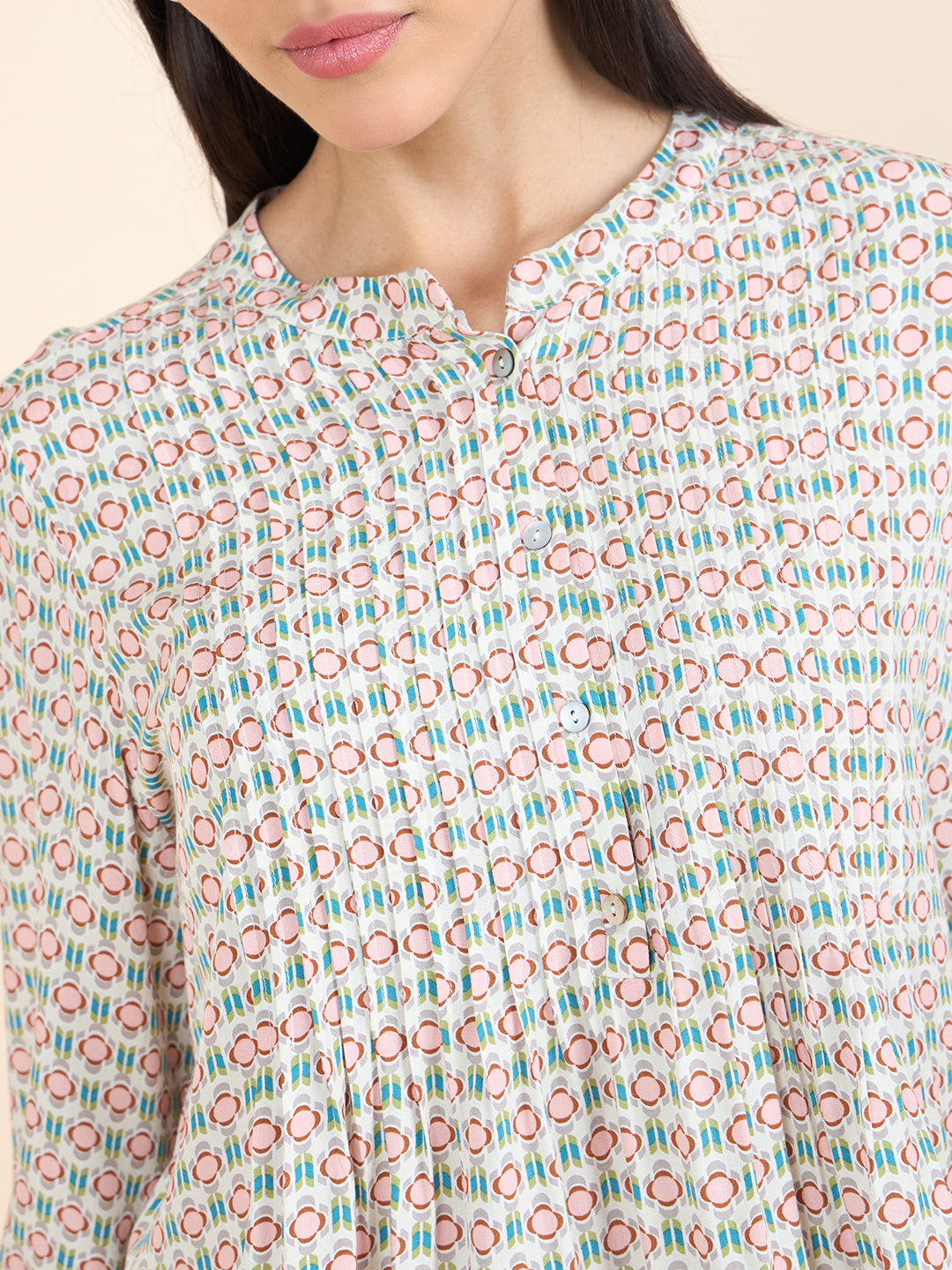 Gipsy Stylish Women Tunics Collection Cream