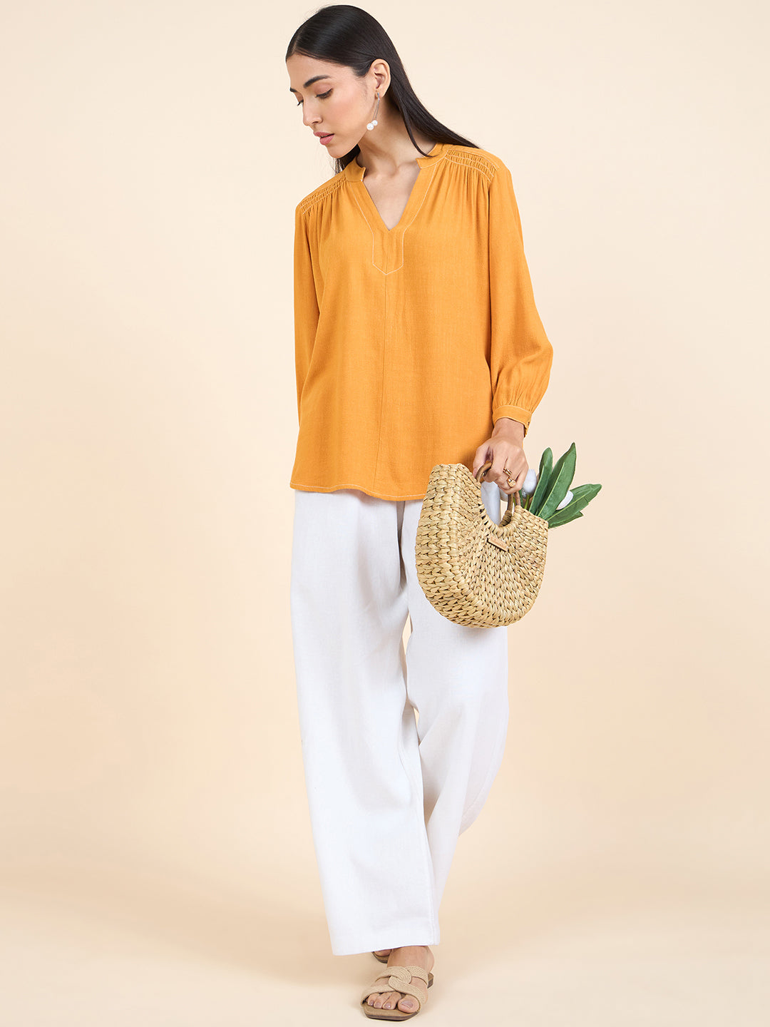 Gipsy Stylish Women Tunics Collection Orange