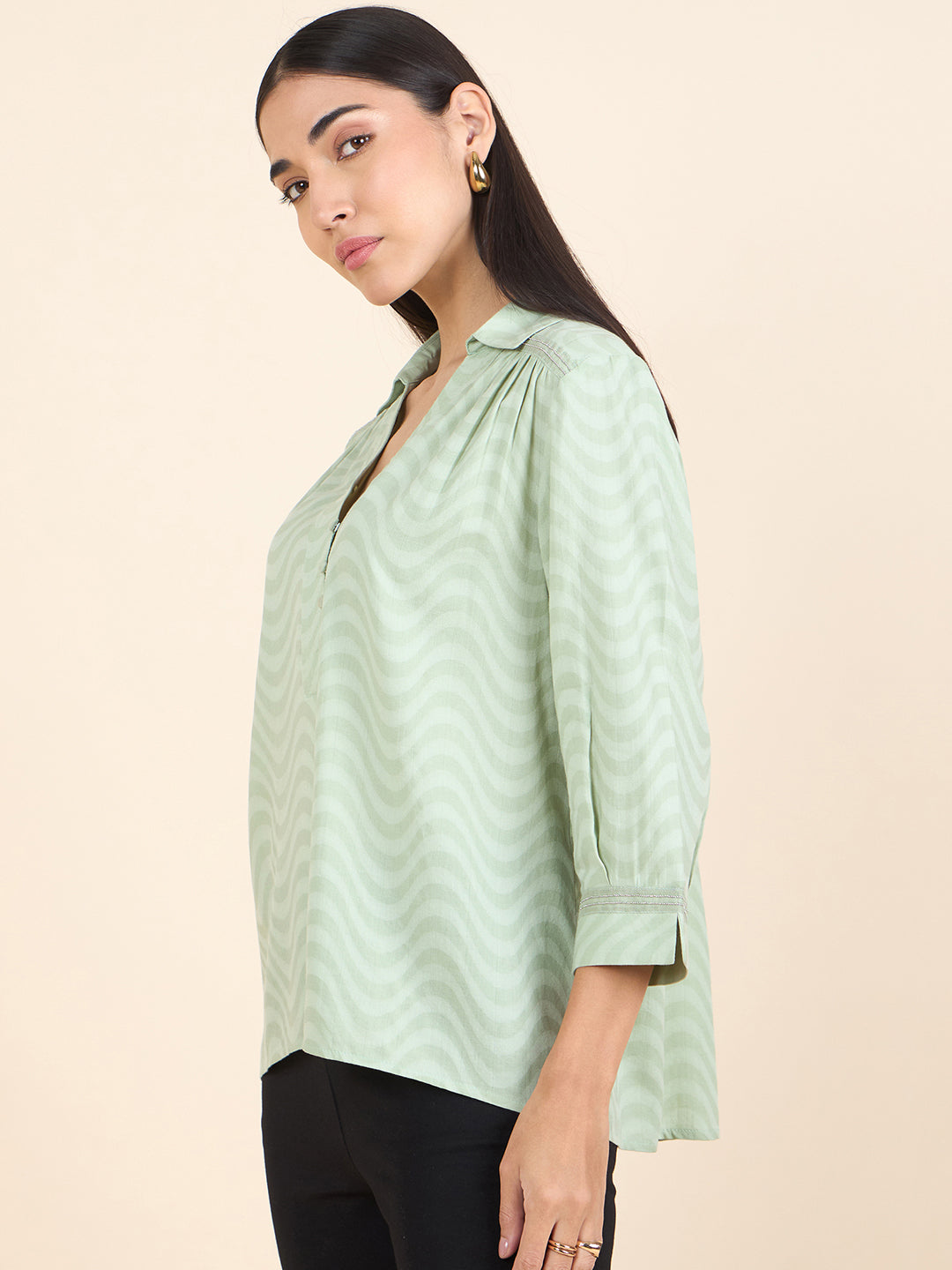 Gipsy Stylish Women Tunics Collection Pista Green