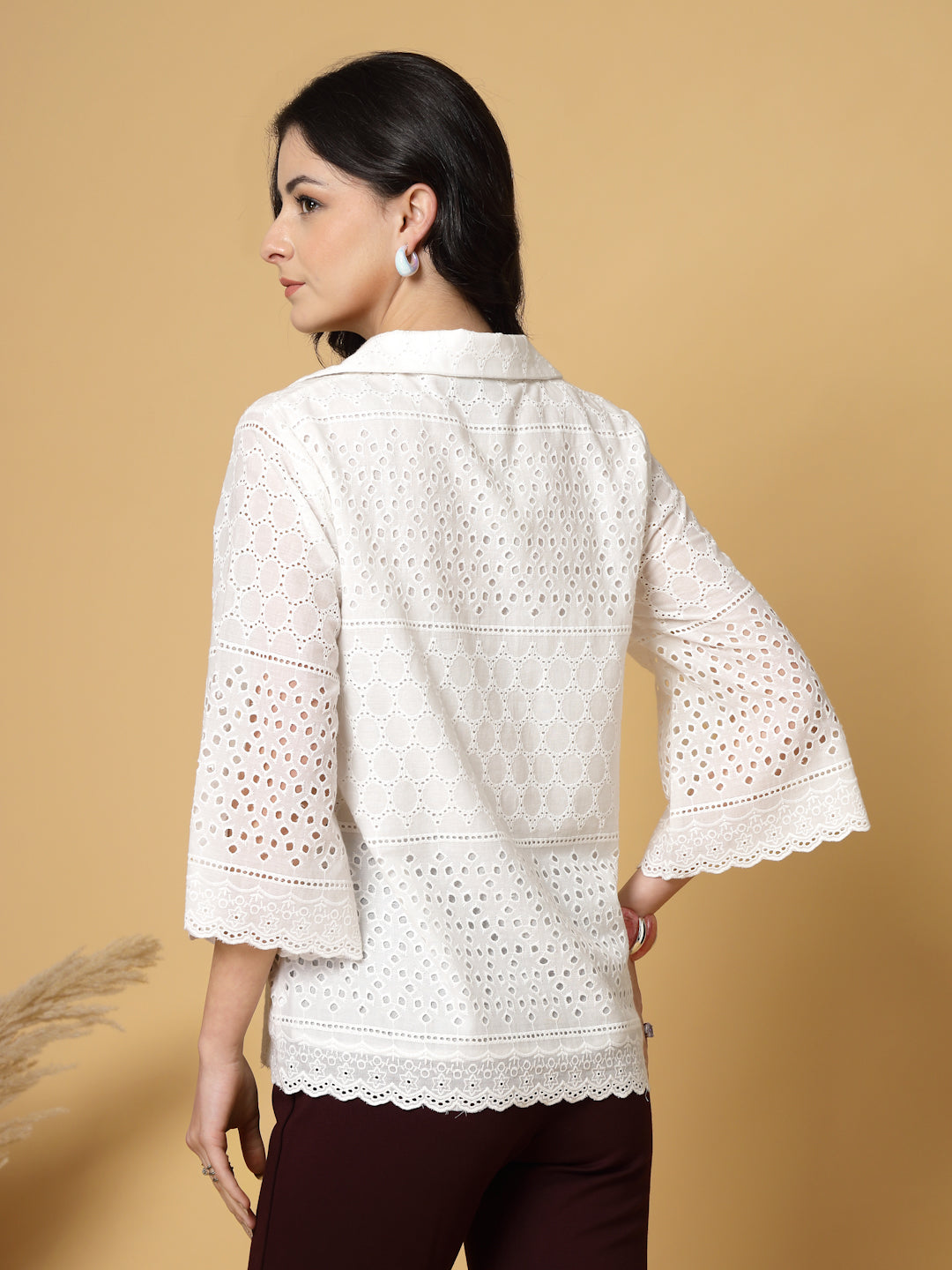 Gipsy White Cotton Schliffi Tunic