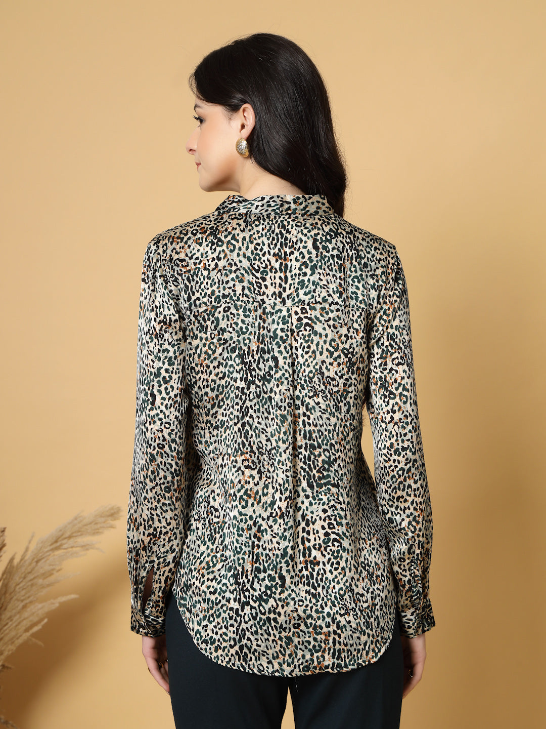 Gipsy Olive Animal Printed V Neck Tunic