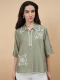 Gipsy Sage Embriodery Viscose Nylon Tunic