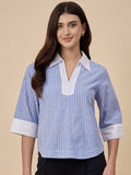 Gipsy Blue Stripe Cotton Tunic