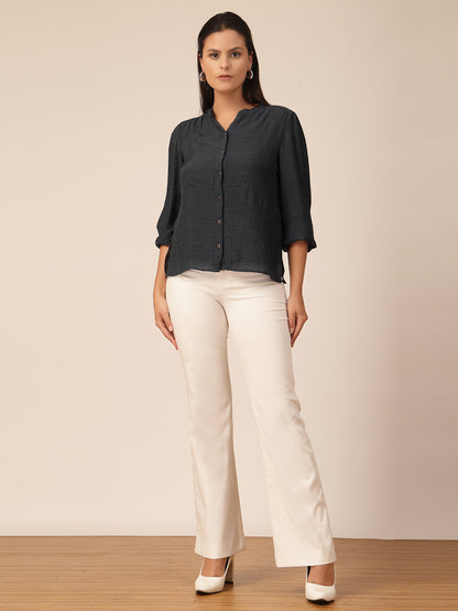 Gipsy Navy Viscose Tunic