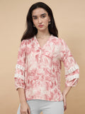Gipsy Pink Printed Rayon Tunic