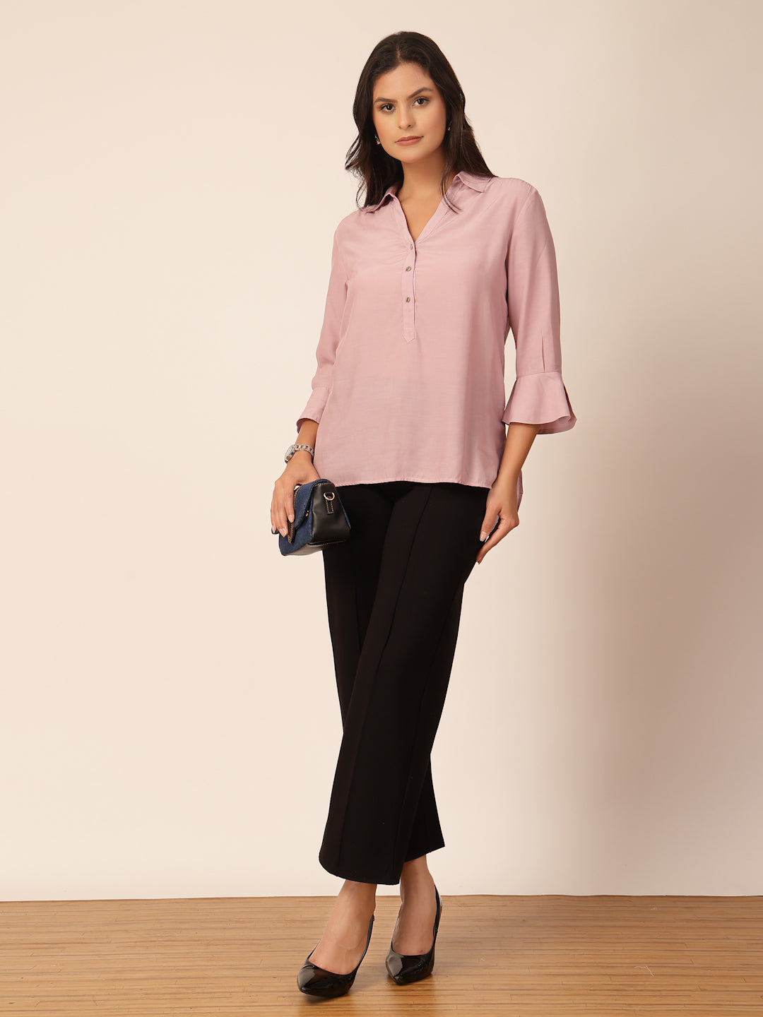 Gipsy Aubergine Viscose Tunic