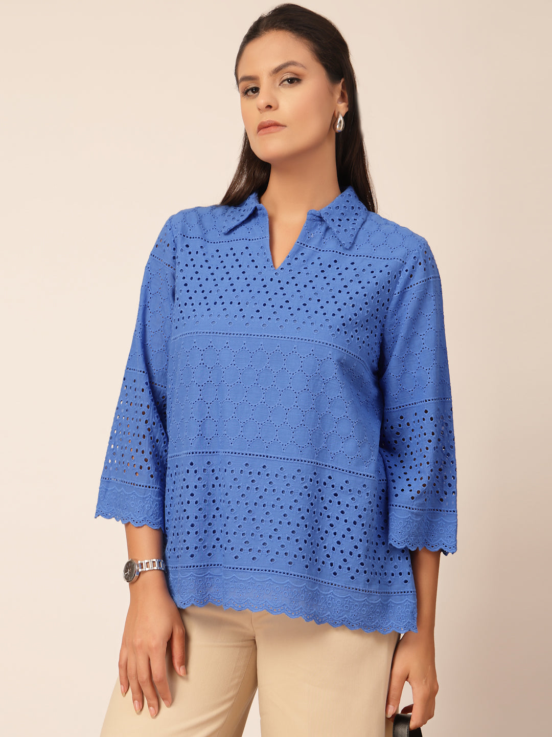 Gipsy Cobalt Blue Cotton Tunic