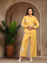 Gipsy Yellow Solid Cotton Cord Set