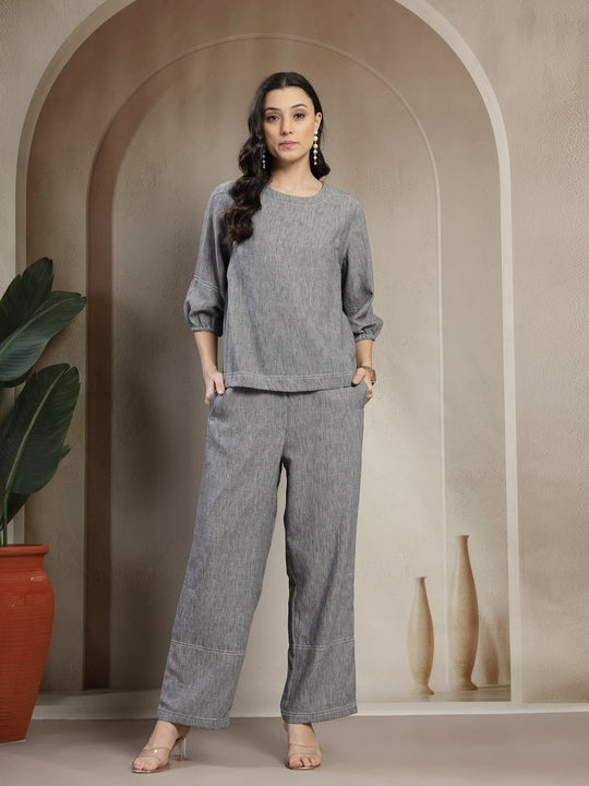 Gipsy Black Chambray Utility Co-ord Set