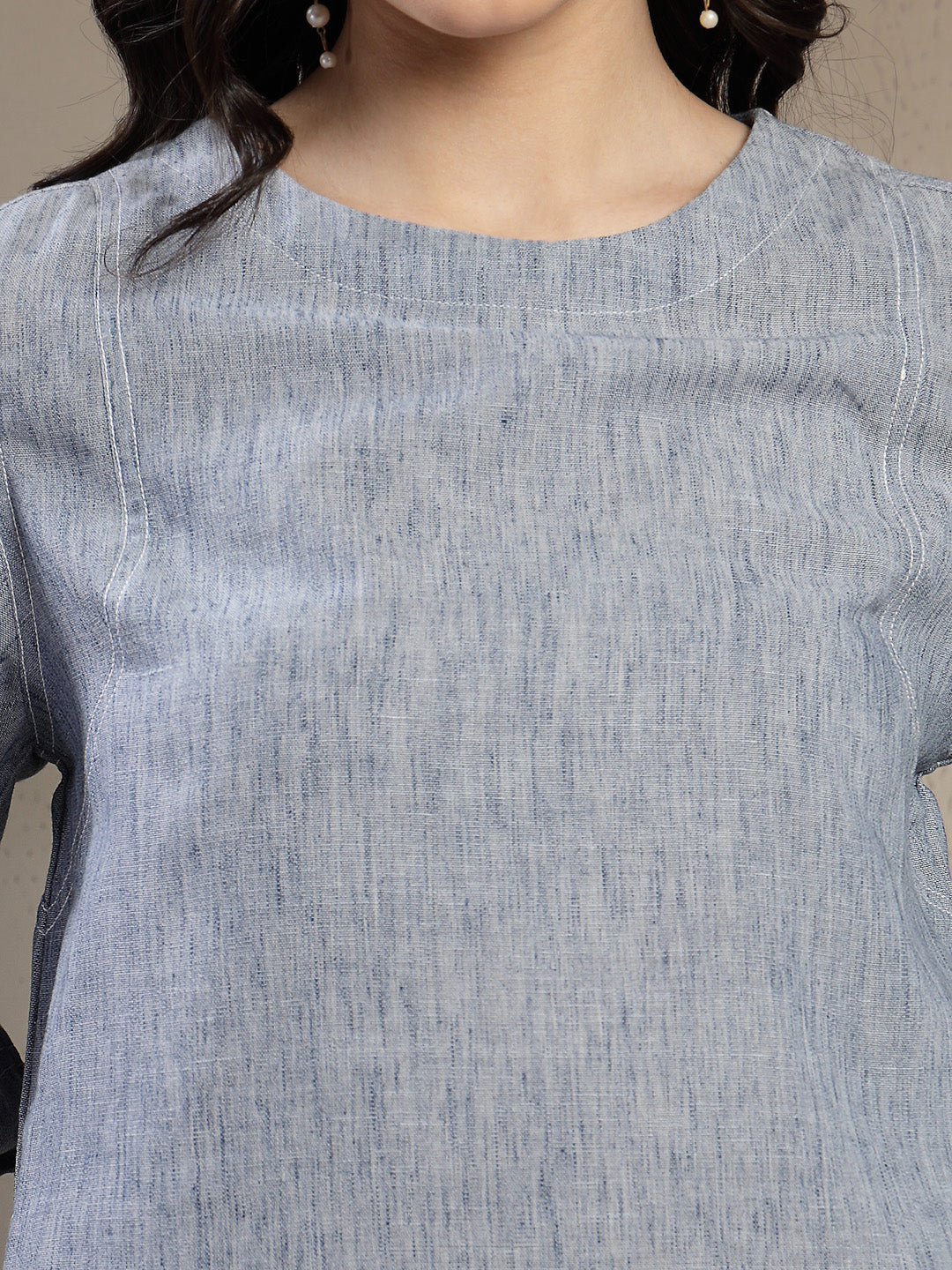 Gipsy Blue Chambray Utility Detailed Co-ord Set