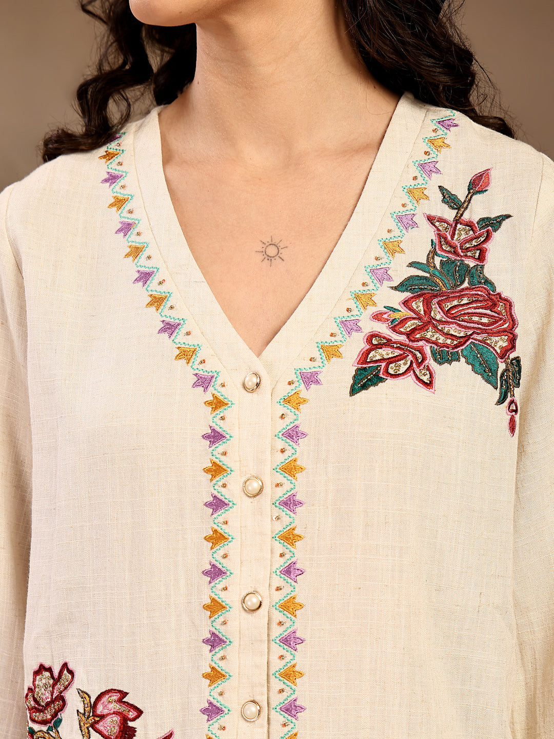 Gipsy Natural Solid Viscose Cord Set