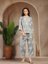 Gipsy Sky Blue Schiffli Cotton Cord Set