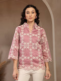 Gipsy Pink Embroidery Cotton Tunic