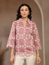 Gipsy Pink Embroidery Cotton Tunic