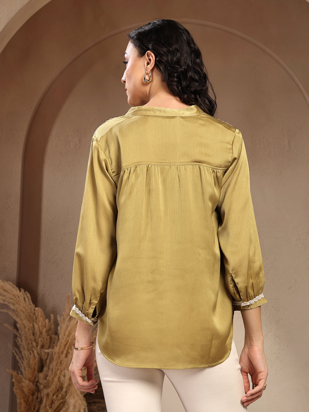 Gipsy Lime Green Plain Tunic
