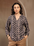 Gipsy Black Printed Tunic