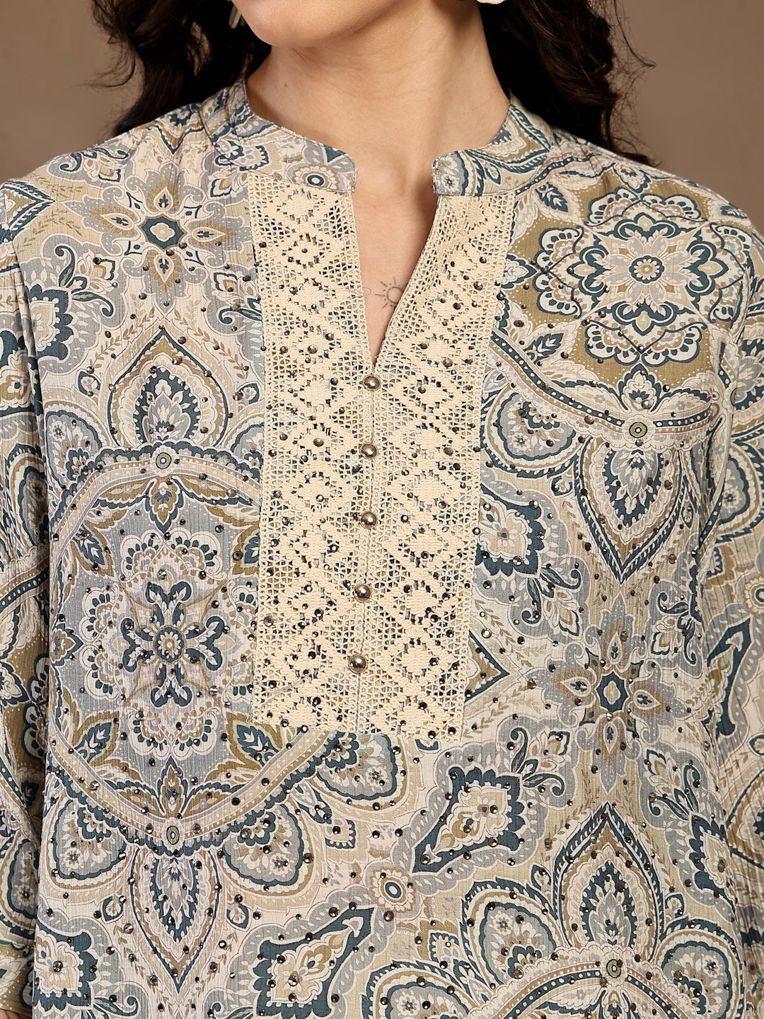 Gipsy Blue Printed Tunic