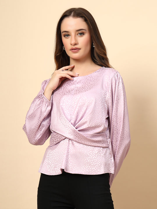 Rose Top with Front Fabric Knotting