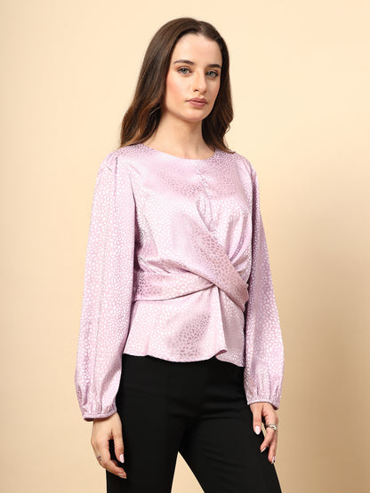 Rose Top with Front Fabric Knotting