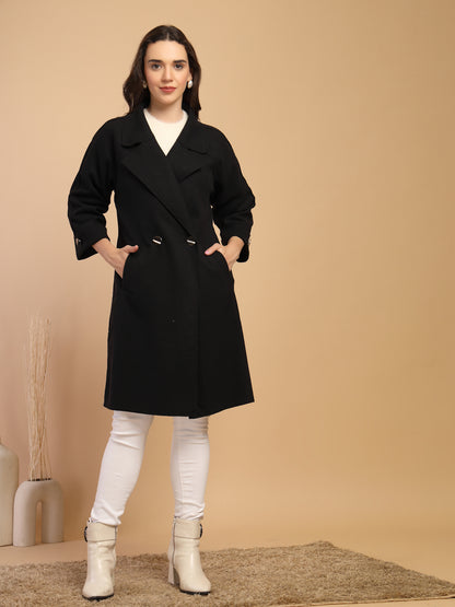 Black Coat For Gipsy Woman Stylish And Cozy Winter Collection
