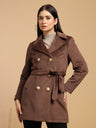Brown Coat For Gipsy Woman Stylish And Cozy Winter Collection