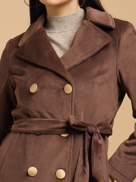 Brown Coat For Gipsy Woman Stylish And Cozy Winter Collection