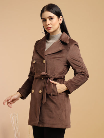 Brown Coat For Gipsy Woman Stylish And Cozy Winter Collection