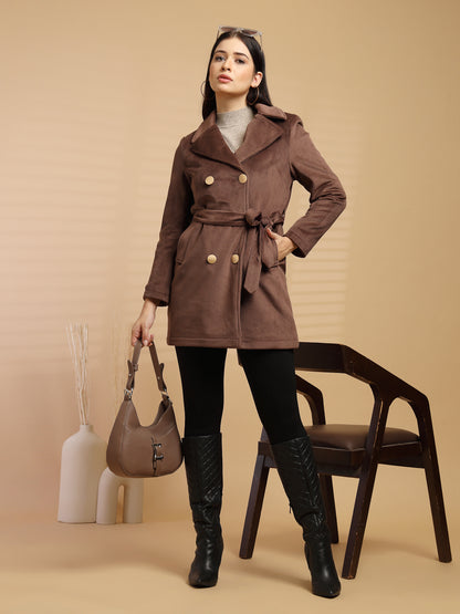 Brown Coat For Gipsy Woman Stylish And Cozy Winter Collection