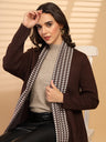 Coffee Regular Fit Cape For Gipsy Woman Stylish and Cozy Winter Collection
