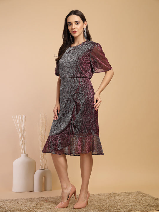 Pink Dress For Gipsy Woman Stylish And Cozy Winter Collection