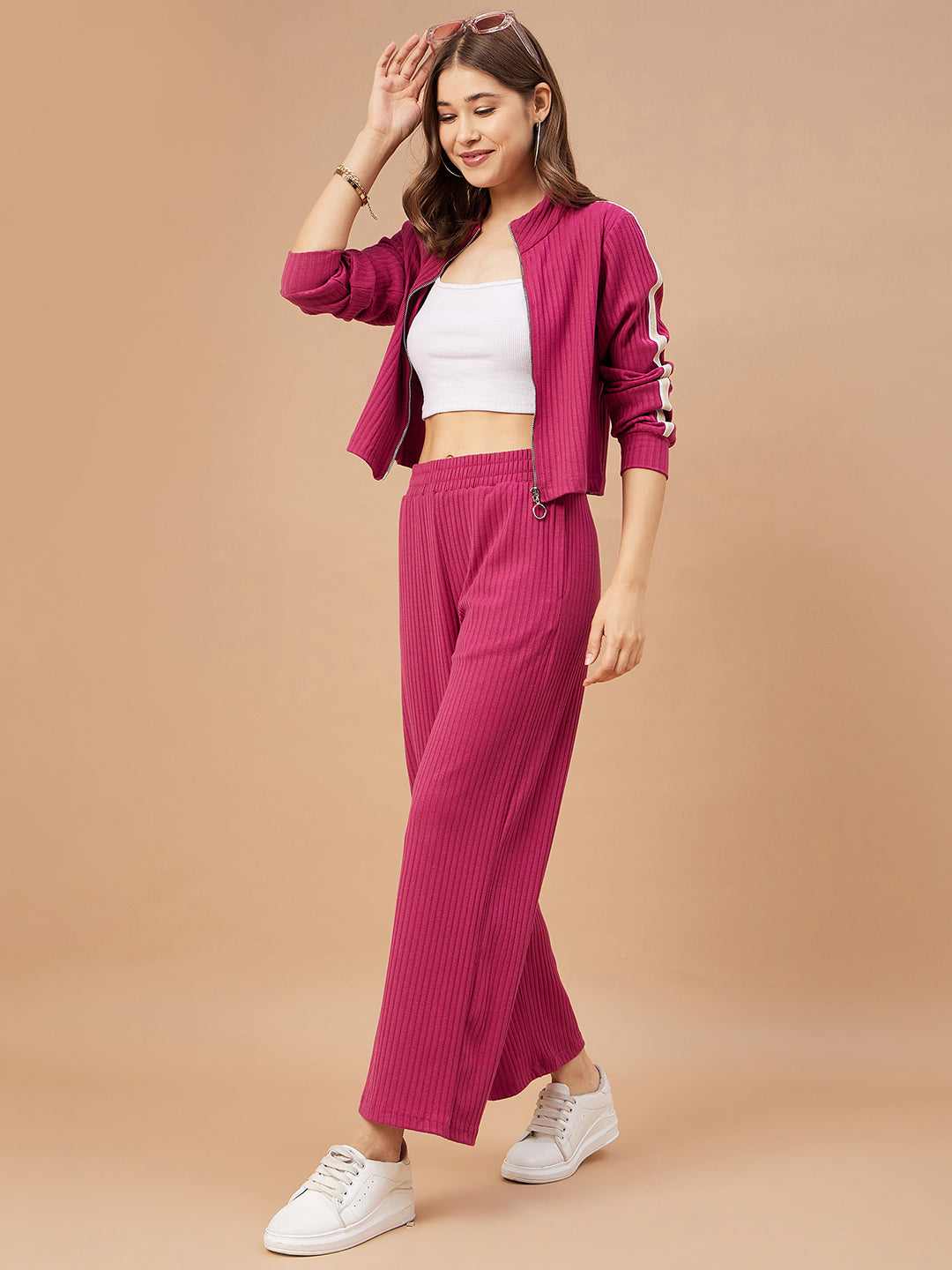 Gipsy Fuchsia Poly Cotton Co-ord Sets