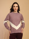 Purple Sweater For Gipsy Woman Stylish And Cozy Winter Collection