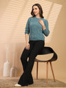 Teal Sweater For Gipsy Woman Stylish And Cozy Winter Collection