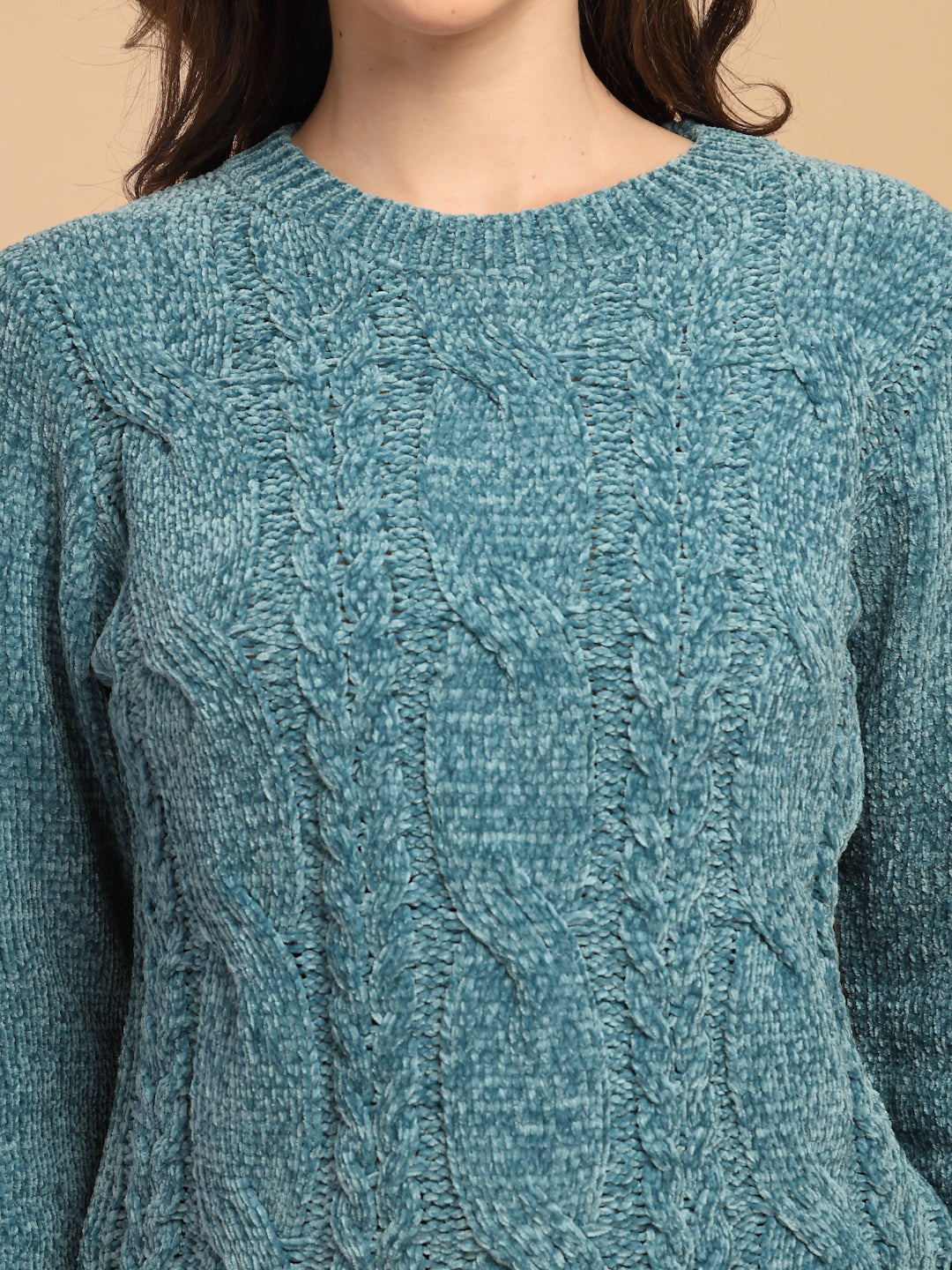 Teal Sweater For Gipsy Woman Stylish And Cozy Winter Collection