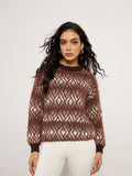 Black Animal Print Sweater
