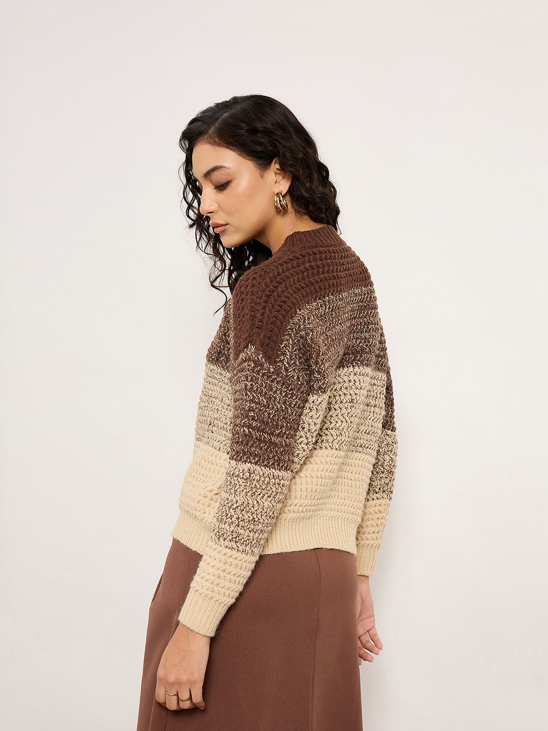 Coffee Ombre Melange Sweater