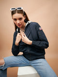 Gipsy Navy American Flag Polyester Hoodie Jacket