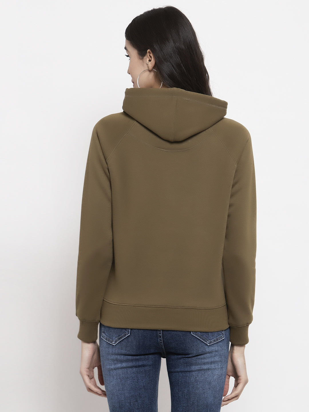 Gipsy Olive Butterfly Design Poly Cotton Sweatshirt