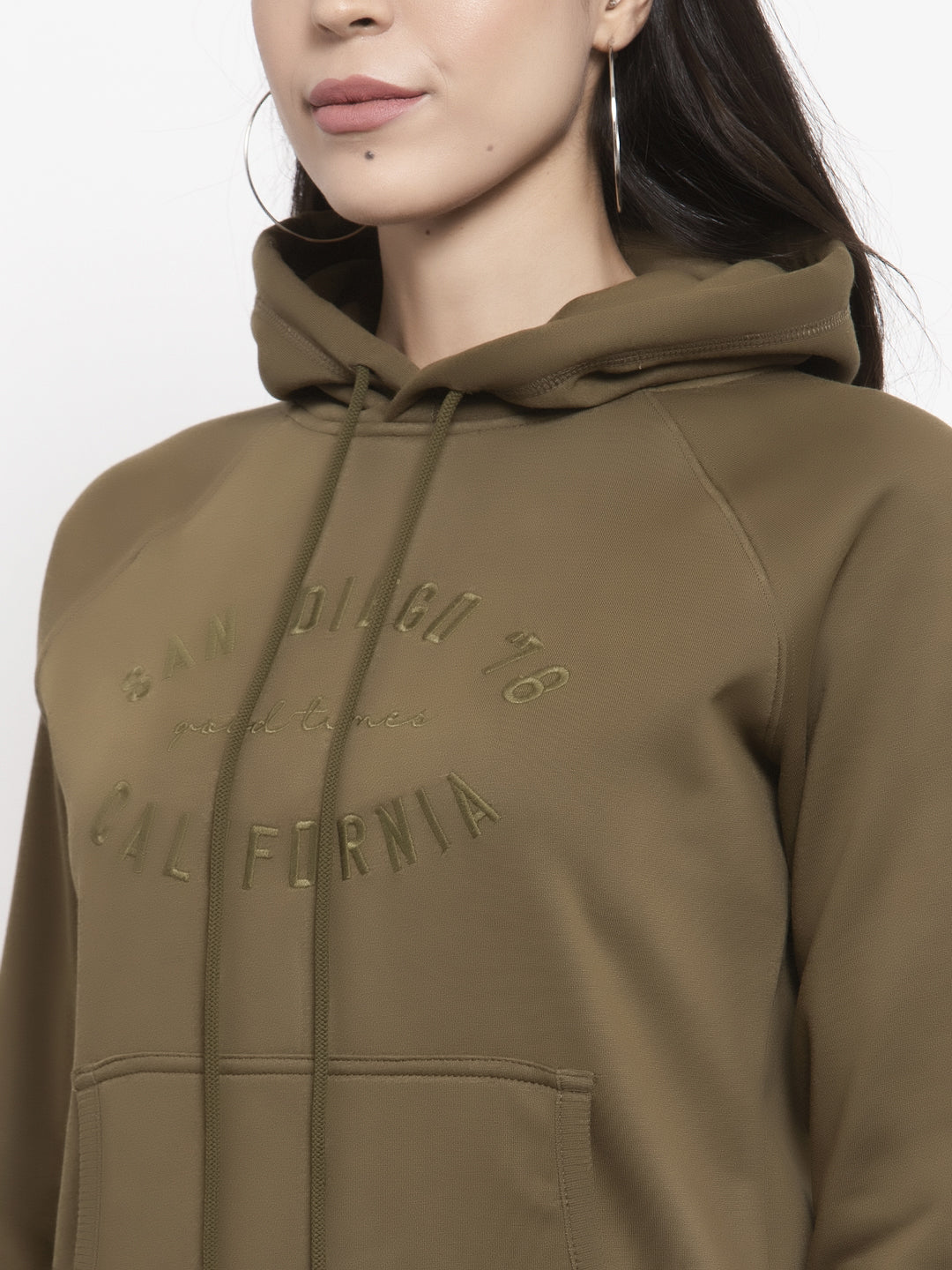 Gipsy Olive Butterfly Design Poly Cotton Sweatshirt