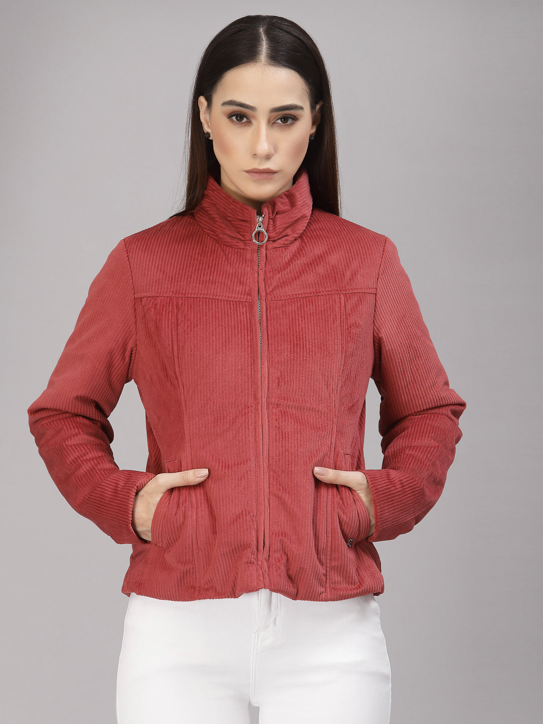 Rose Regular Fit Winter Jacket for Gipsy Women – Stylish & Cozy Winter Collection