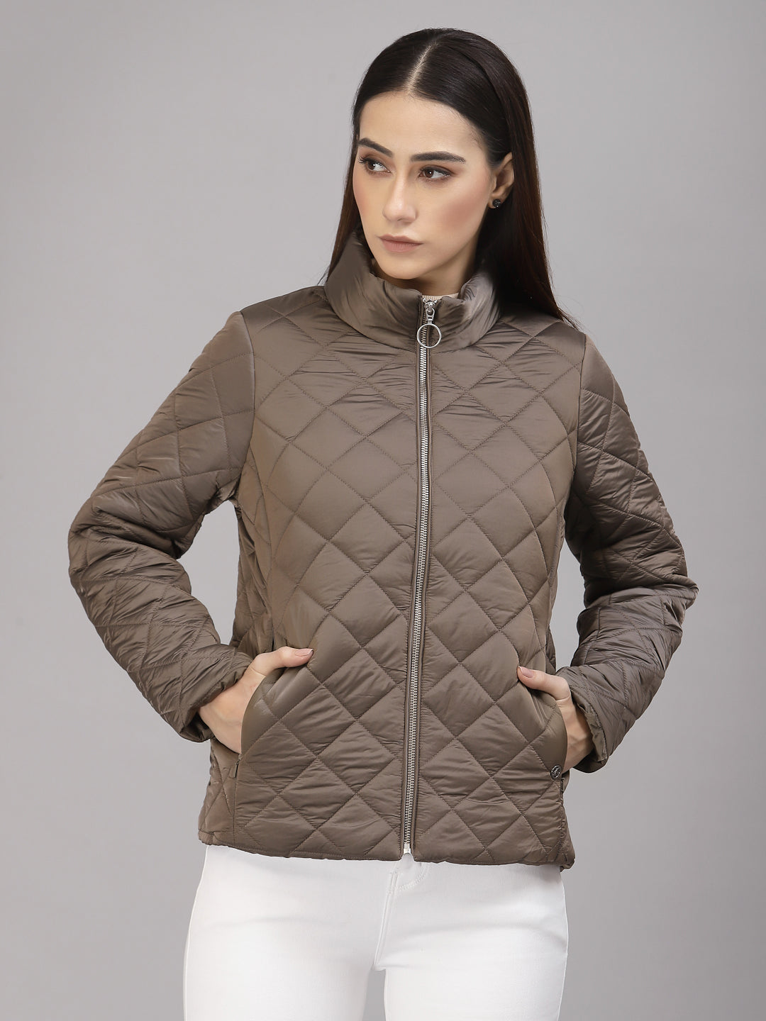 Copper Regular Fit Winter Jacket for Gipsy Women – Stylish & Cozy Winter Collection